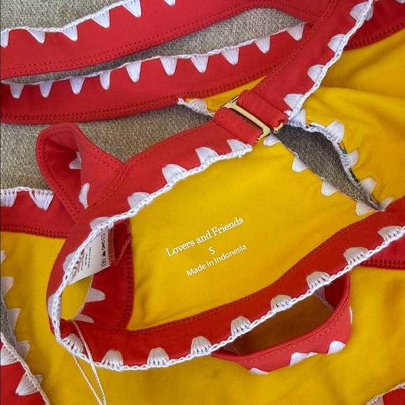 Adrift swim Top & bottom in Tangerine Floral NWT - Picture 8 of 8